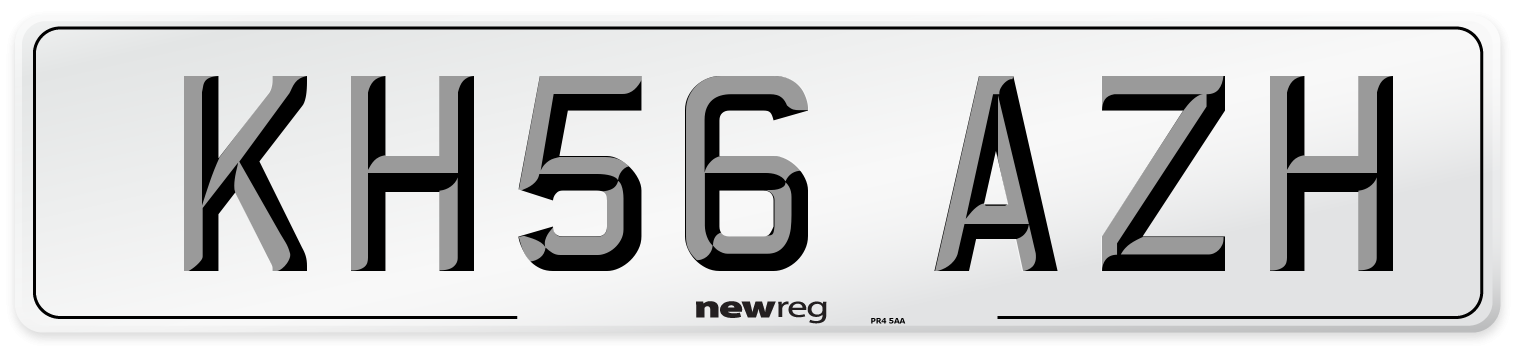KH56 AZH Number Plate from New Reg